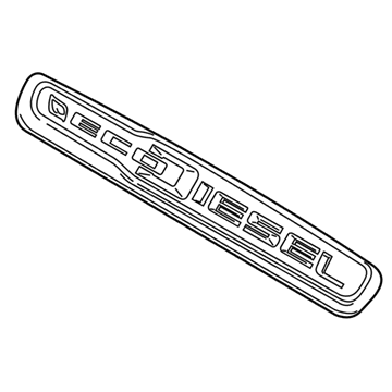 Jeep 68211314AA NAMEPLATE Eco Diesel Liftgate