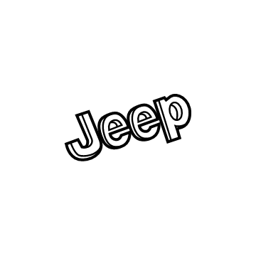 Jeep 68217340AA NAMEPLATE Jeep