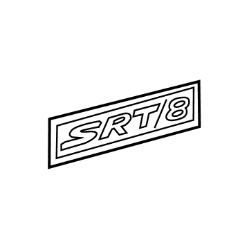 Jeep 68248405AB NAMEPLATE SRT