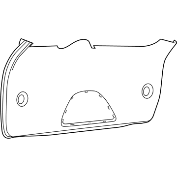 Mopar 1XW83DX9AK Panel Liftgate Trim