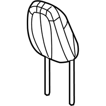 Jeep 1VL33LU5AB HEADREST Front