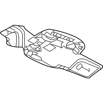 Dodge 55057326AA RETAINER Overhead Console
