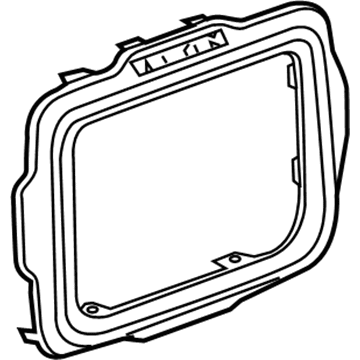 Jeep 5UV60LXHAA Center Bezel