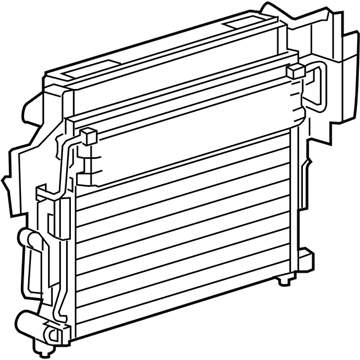 Jeep 55116928AA CONDENSER Condenser and TOC
