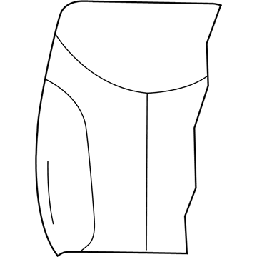 Dodge 1JE851S3AA COVER Front Seat Back