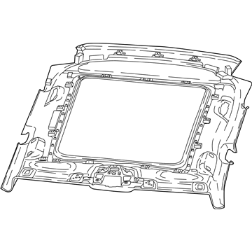 Mopar 6LQ97PS4AB Headliner Includes Overhead Console Retainer