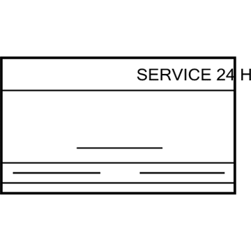 Dodge 68005381AA LABEL Warning