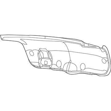 Mopar 55315128AG Cover Decklid Interior Trim