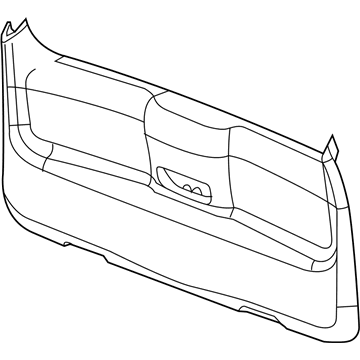 Chrysler 1DH27XDBAB PANEL Liftgate Lower