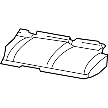 Jeep 1JH341DVAA COVER Rear Seat Cushion