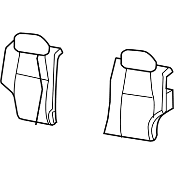 Jeep 1JH081DVAA SEAT BACK Rear 40%