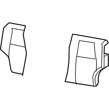 Jeep 1JH221DVAA COVER Rear Seat Back 40%