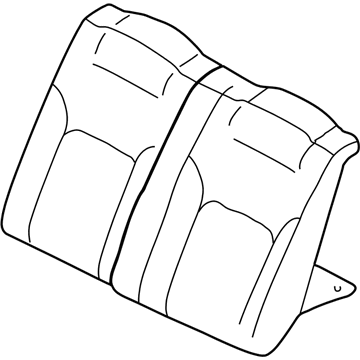 Chrysler MR611662 SEAT BACK Rear