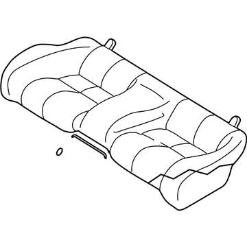 Chrysler MR646207 COVER Rear Seat Cushion
