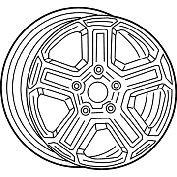 Jeep 5VH23GSAAA WHEEL Aluminum