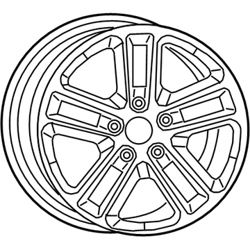 Jeep 5VH241A7AA WHEEL Aluminum