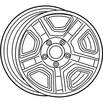 Jeep 5VH22RXFAB WHEEL Steel