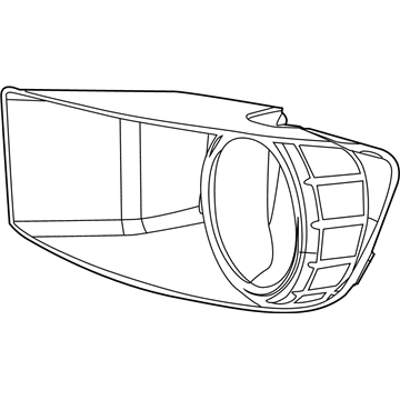 Dodge 68000317AA BEZEL Fog Lamp