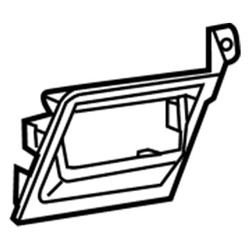 Ram 1WA33DX9AB BEZEL Instrument Panel Left Manual Park Release Cover
