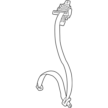 Chrysler MR621695 SEAT BELT Rear