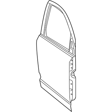 Dodge 68067470AF DOOR Front