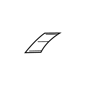 Dodge 6BP57RXFAB DECAL Fascia Front Blacktop