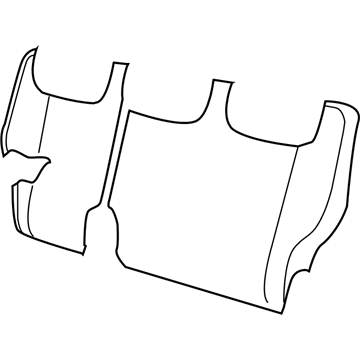 Dodge 1HY011K2AA COVER AND PAD Seat Back