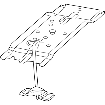 Jeep 52089369AI WINCH Spare Tire Carrier
