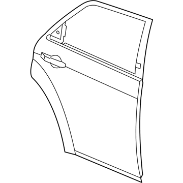 Chrysler 68054990AA DOOR Rear