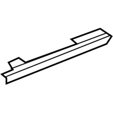 Jeep 55397075AC FRAME Door Glass