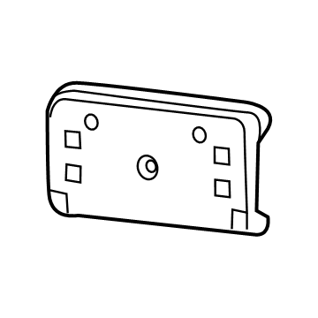Jeep 68295610AA LICENSE PLATE KIT Includes Screws