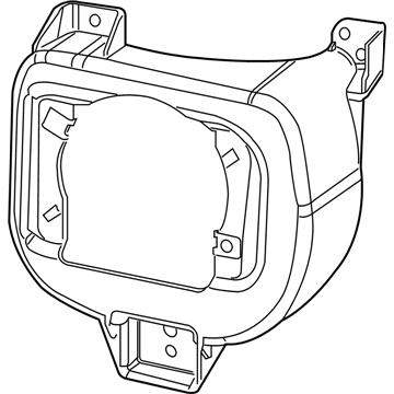 Mopar 68256445AA Bracket Fog Lamp