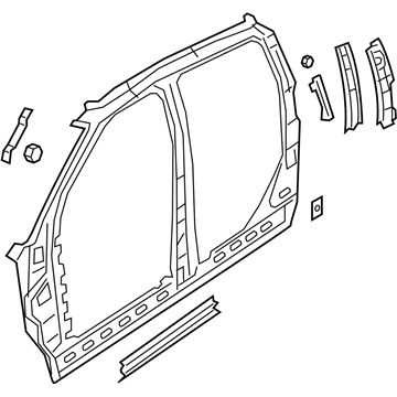 Ram 68066893AF PANEL Body Side Aperture Inner Complete