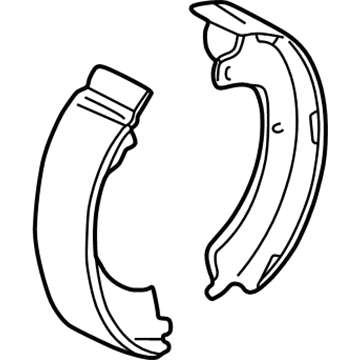 Chrysler MB950212 SHOE PACKAGE, Rear Brake
