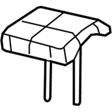 Dodge 5YA39DX9AA HEADREST Rear