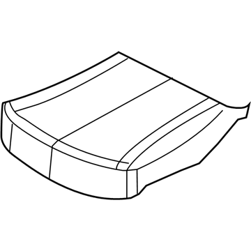 Dodge 1UT84DX9AA COVER Front Seat Cushion