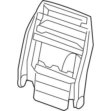 Dodge 4610144AC FRAME Front Seat Back