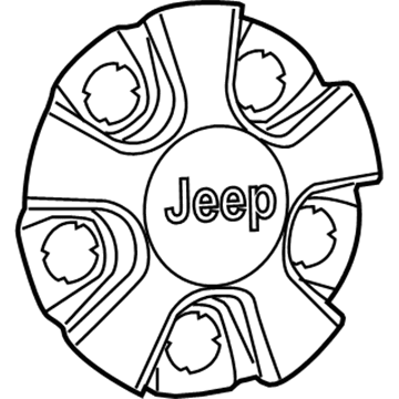 Jeep 1WG49S4AAB CAP Wheel Center