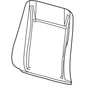 Dodge 1JS671DBAA COVER Seat Back