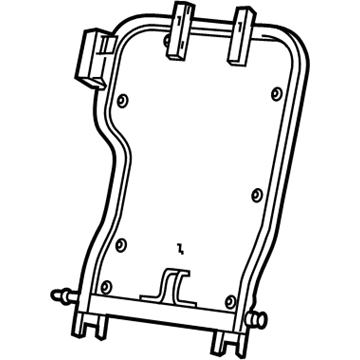 Jeep 68270255AA Frame - Rear Seat Back