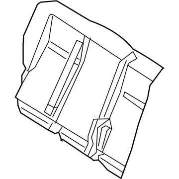 Chrysler 1LS931KAAA COVER Rear Seat Back