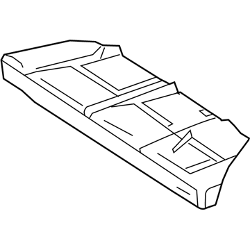 Chrysler 1LS941DAAA COVER Rear Seat Cushion
