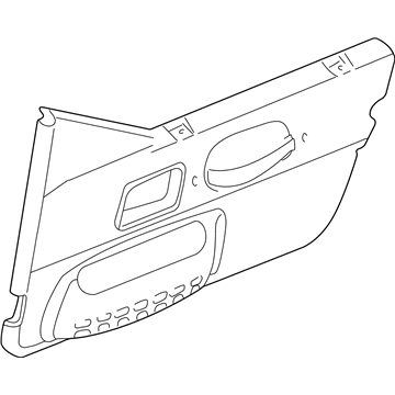 Jeep 5DY641K5AC PANEL Door Trim