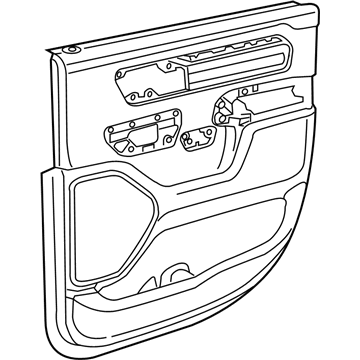Ram 6SL341A8AA PANEL Rear Door Trim