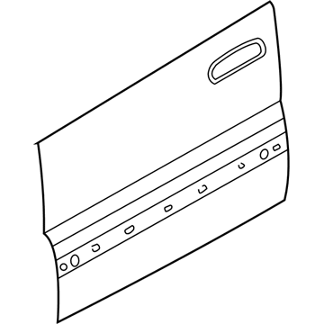 Jeep 55396546AB PANEL Front Door Outer Repair
