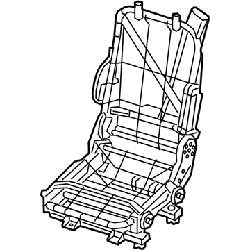 Ram 68237017AA FOAM Front Seat Back