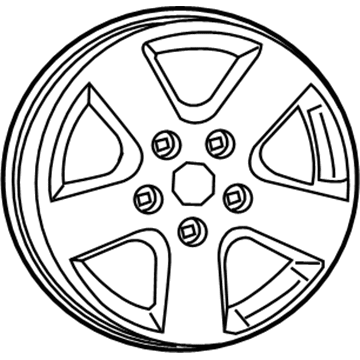 Ram 1UC54S4AAB WHEEL Steel