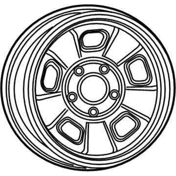 Ram 68089775AB WHEEL Steel