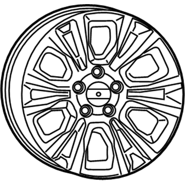 Ram 1UB20GSAAB WHEEL Aluminum