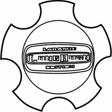 Ram 68137554AA CAP Wheel Center